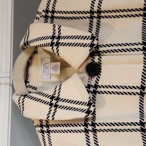 Ann Taylor Loft Wool 3/4 Coat Size 10